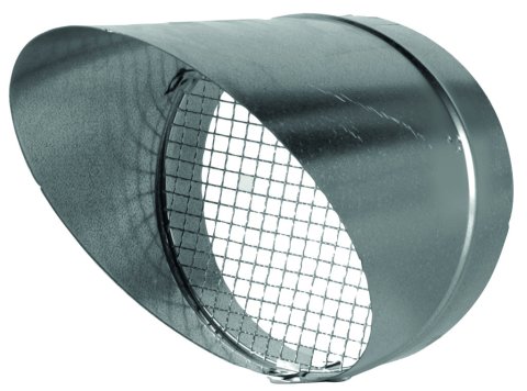 Bouchon circulaire en acier galvanisé pour gaines de ventilation cylindrique