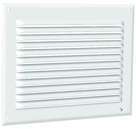 Easy Ventil Aérateur autonome Blanc, grille de ventilation vide sanitaire 