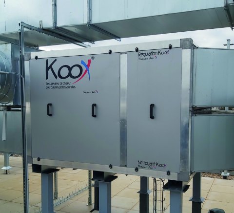 Kit Récupérateur d´ Air Chaud pour 4/6 pieces - 500 m3/h