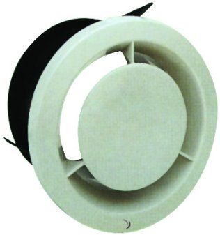 Bouche fixe d’extraction sanitaire BEP Ø 80 ou 125 mm + manchon placo 3  griffes - Bouches VMC - Vortice